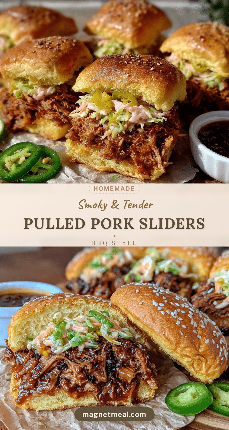 smoky bbq pulled pork sliders recipe