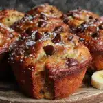 sourdough discard banana muffins - featured image