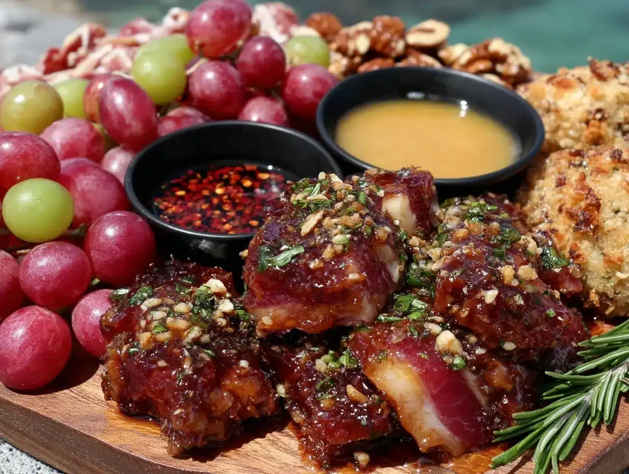 spicy honey glazed charcuterie board preparation steps