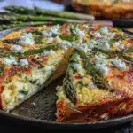 spring vegetable frittata - featured image