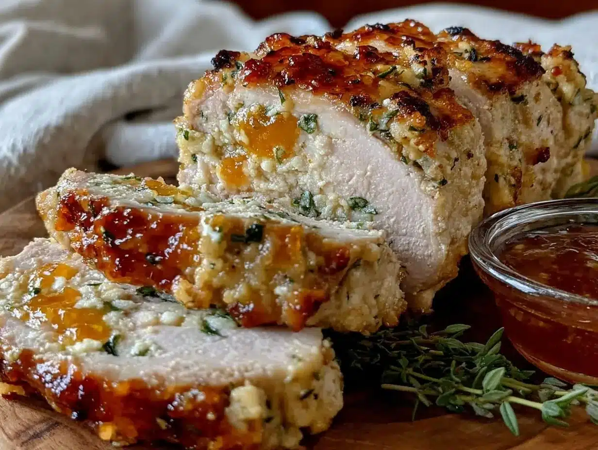 stuffed pork loin recipe preparation steps