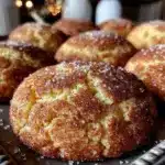 tender brown butter snickerdoodles - featured image
