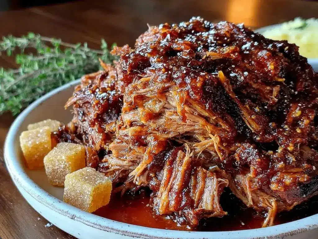 tender crockpot pulled pork - featured image