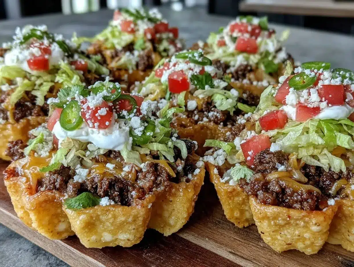walking taco bar recipe preparation steps