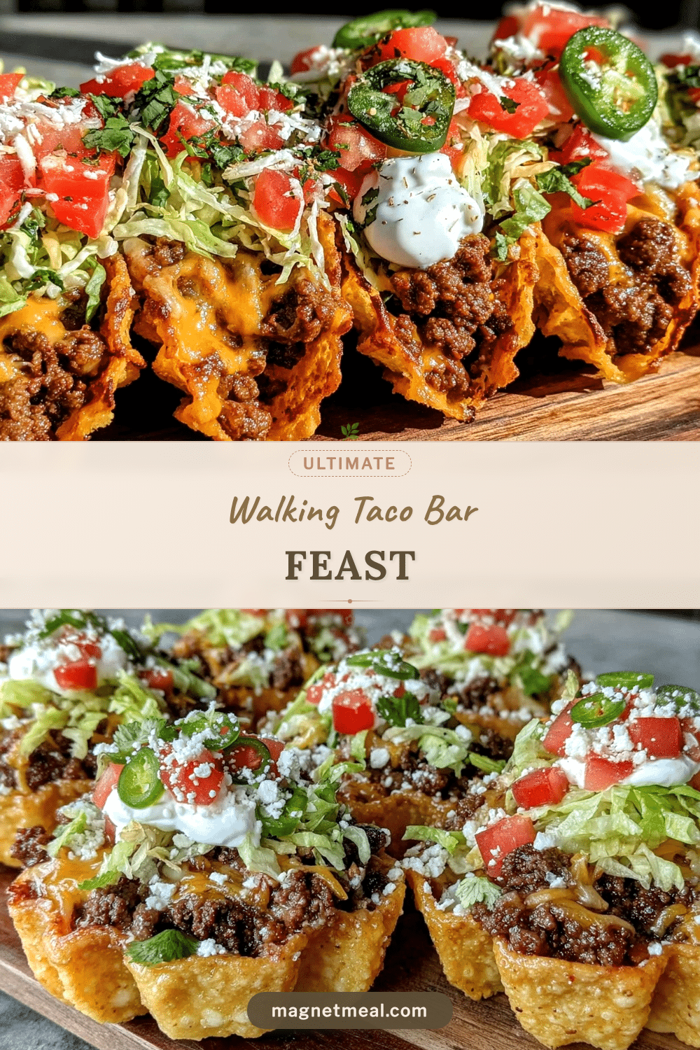 walking taco bar recipe recipe