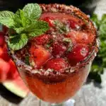 Watermelon Mint Sparkling Mocktail - featured image