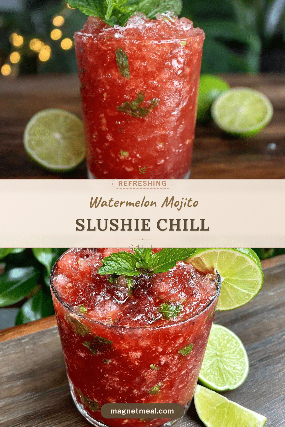 watermelon mojito slushie recipe