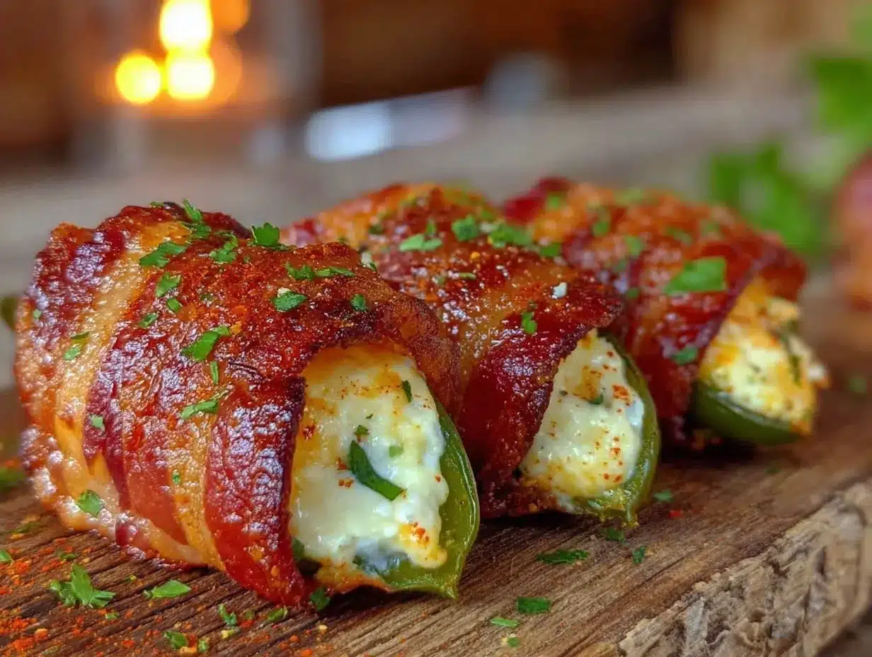 bacon-wrapped jalapeño poppers preparation steps