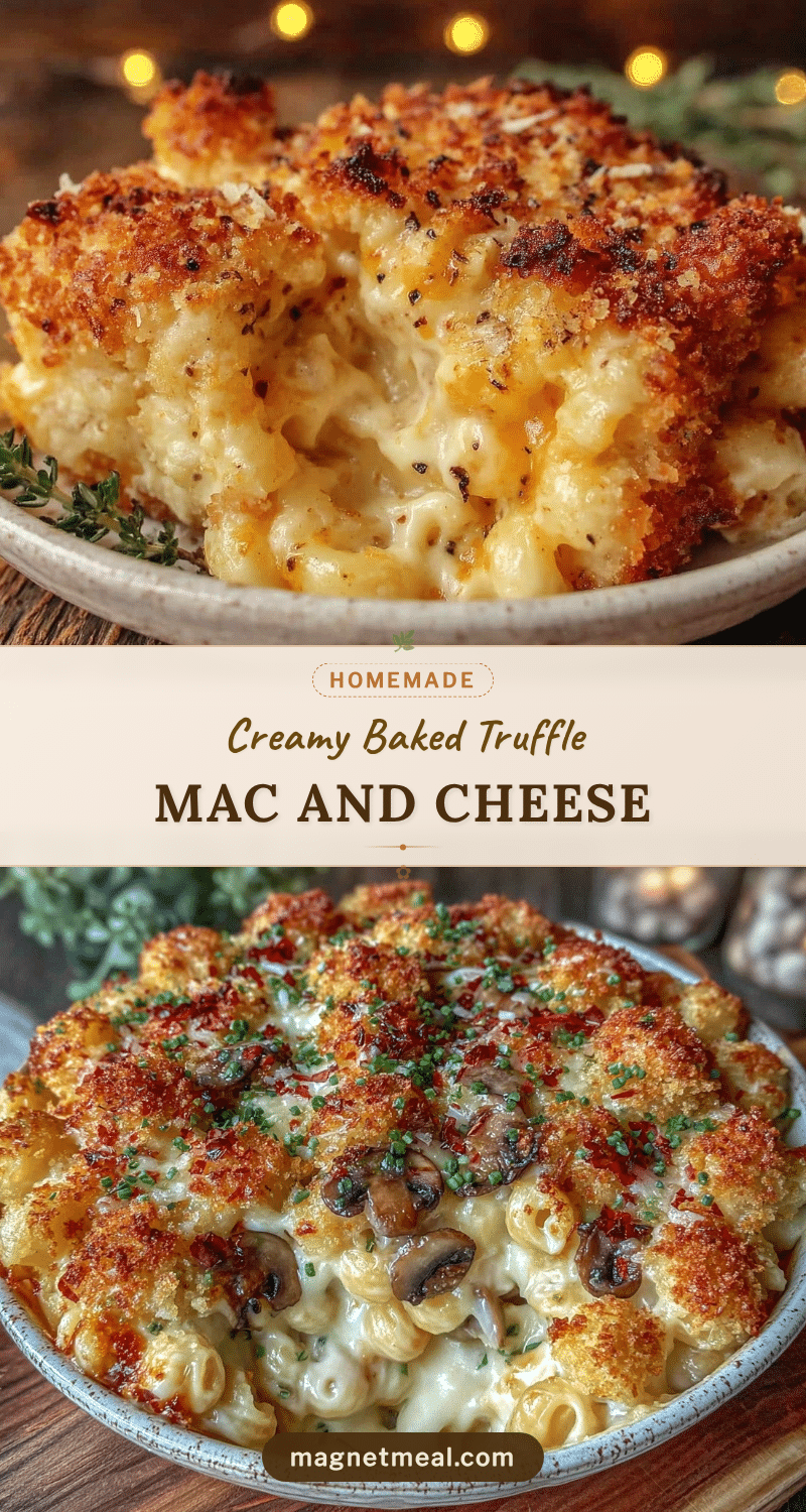 baked truffle mac and cheese recipe