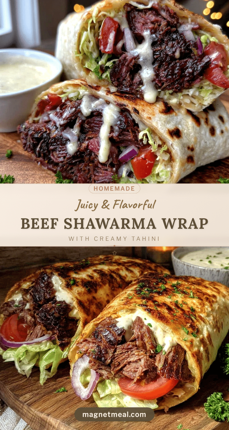 beef shawarma wrap recipe