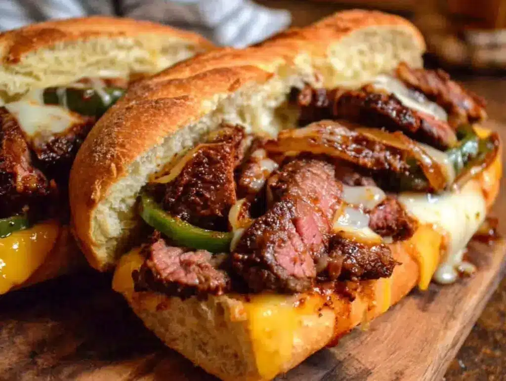 blackstone philly cheesesteak - featured image