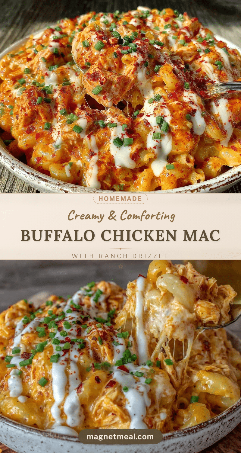 Buffalo Chicken Mac and Cheese recipe