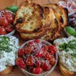 build your own bruschetta bar - featured image