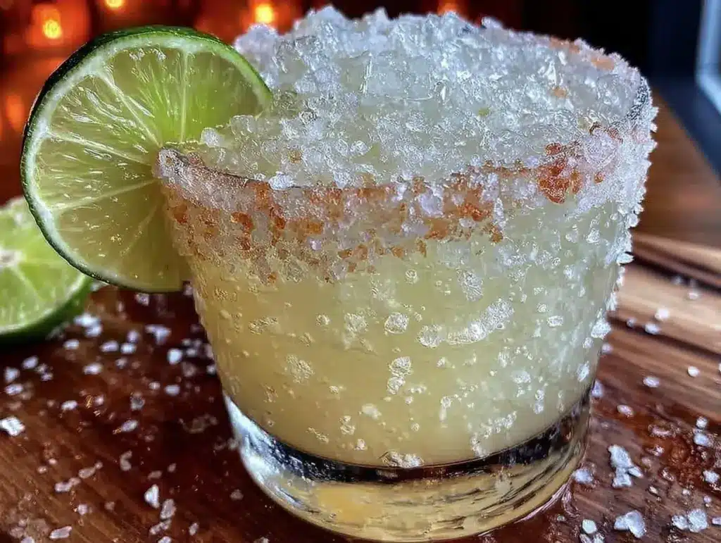classic margarita on the rocks recipe - featured image