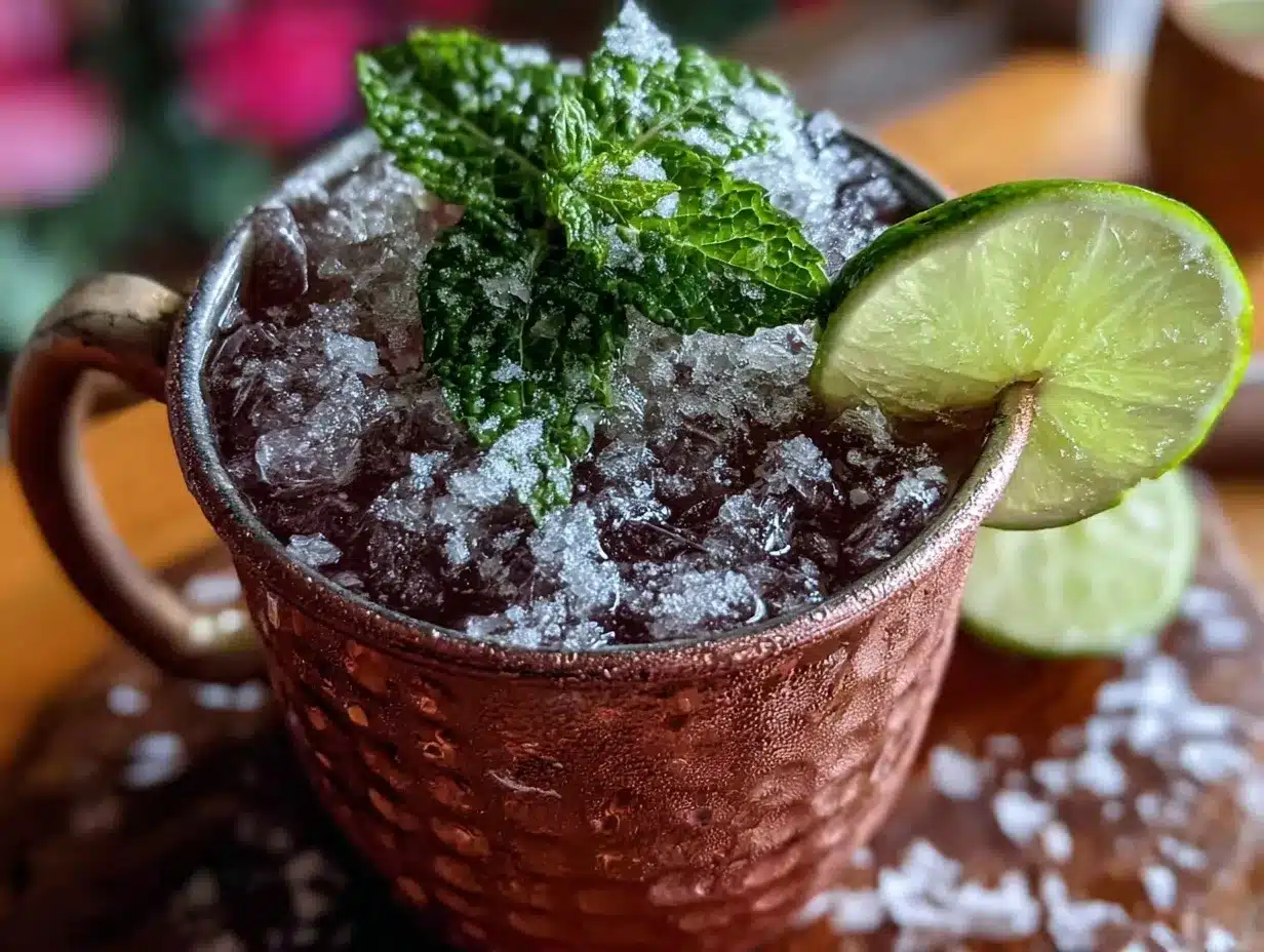 classic refreshing Moscow mule preparation steps