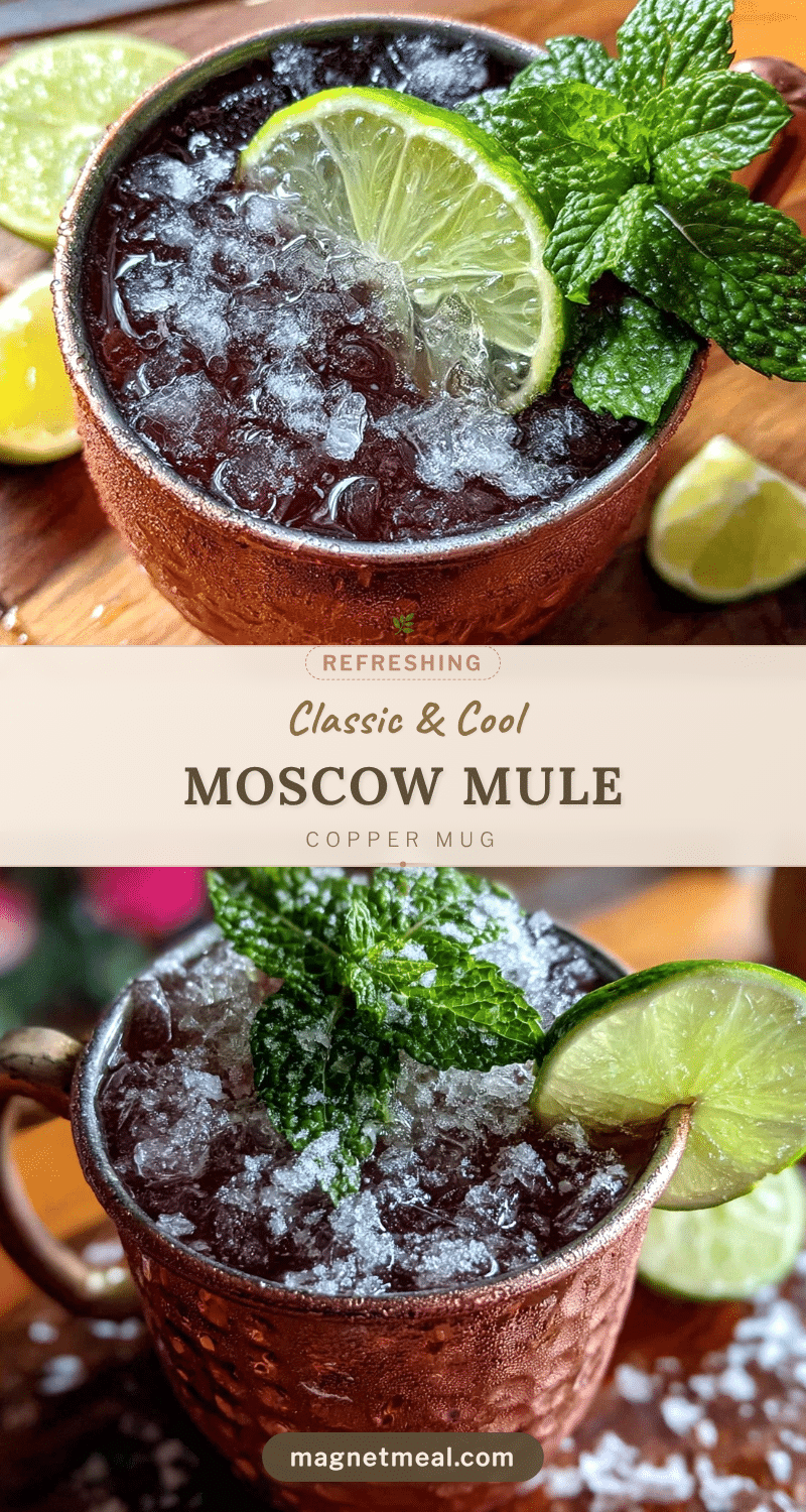 classic refreshing Moscow mule recipe