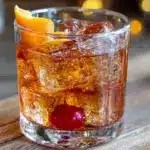classic smooth old fashioned whiskey cocktail - featured image