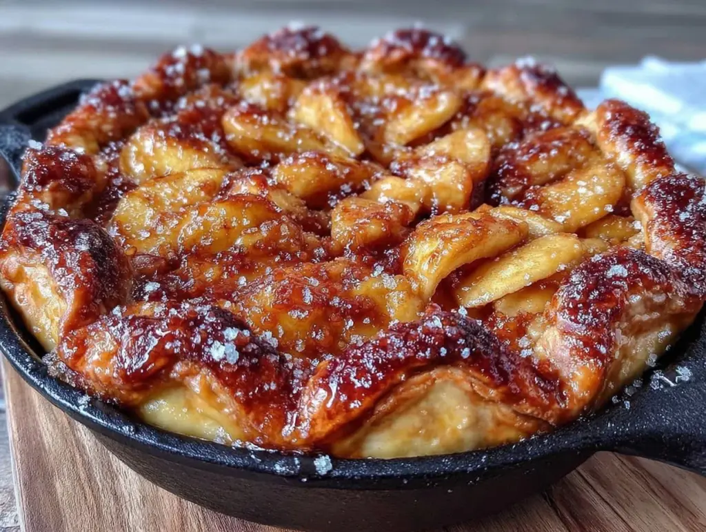 cozy cast iron apple pie - featured image