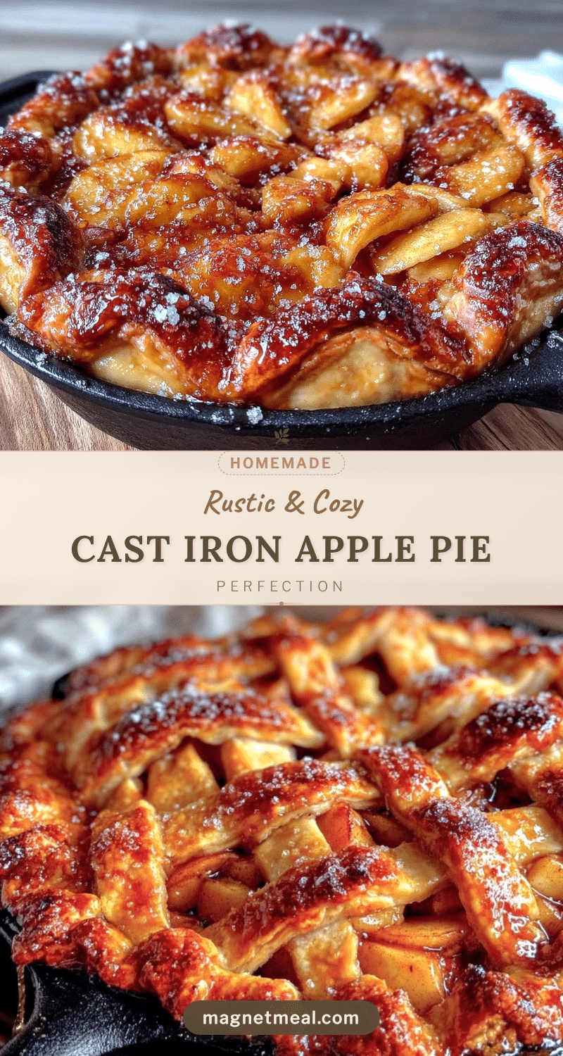 cozy cast iron apple pie recipe