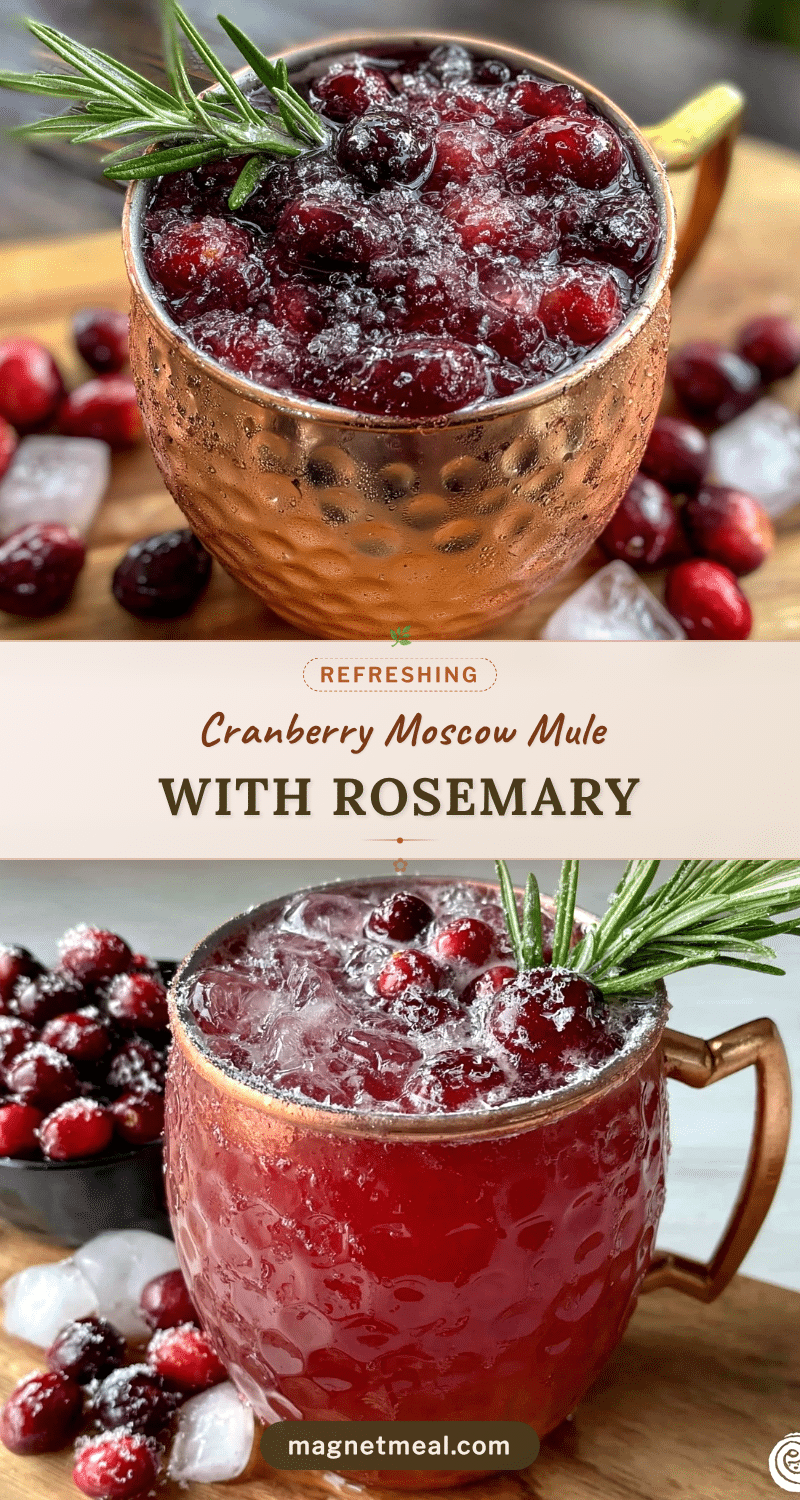 cranberry Moscow mule recipe