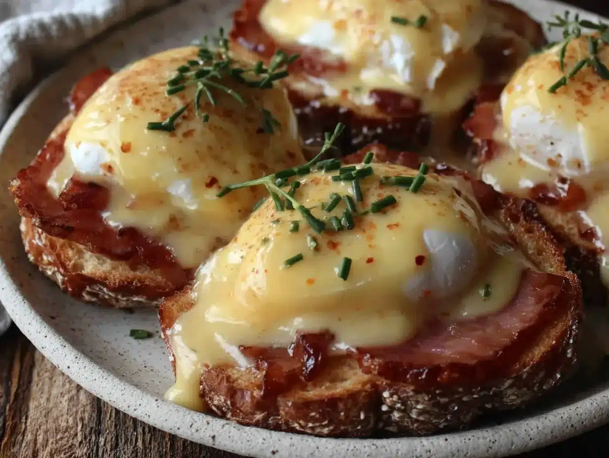 creamy classic eggs benedict preparation steps