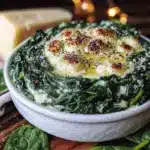 creamy creamed spinach recipe - featured image