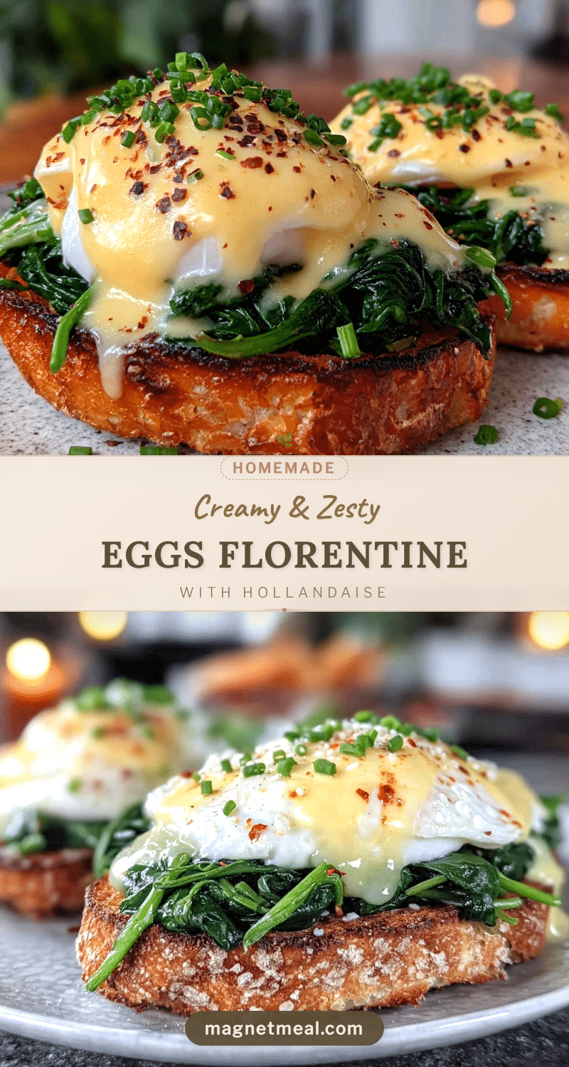 creamy eggs florentine recipe