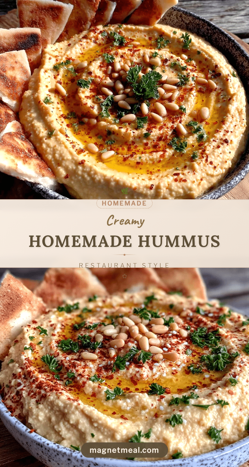 creamy homemade hummus recipe recipe
