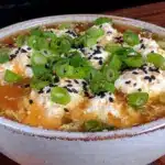 creamy korean egg drop soup - featured image