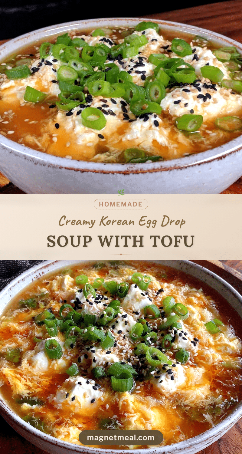 creamy korean egg drop soup recipe