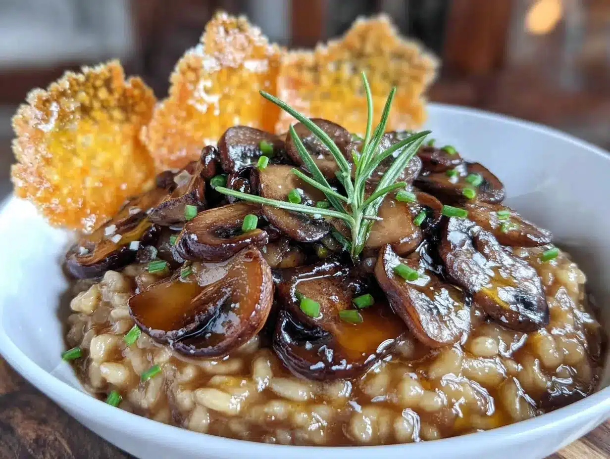 creamy mushroom risotto preparation steps