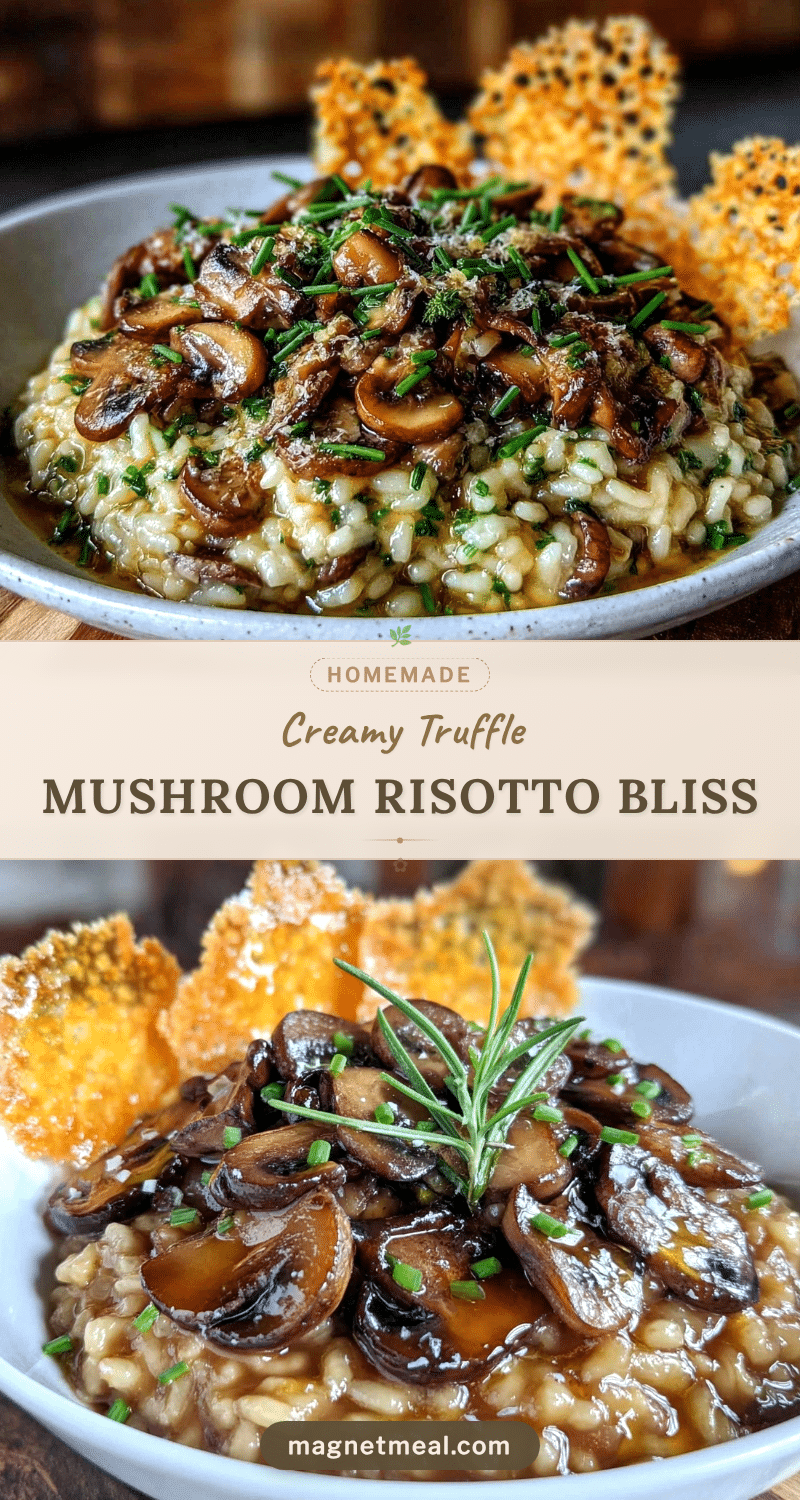 creamy mushroom risotto recipe