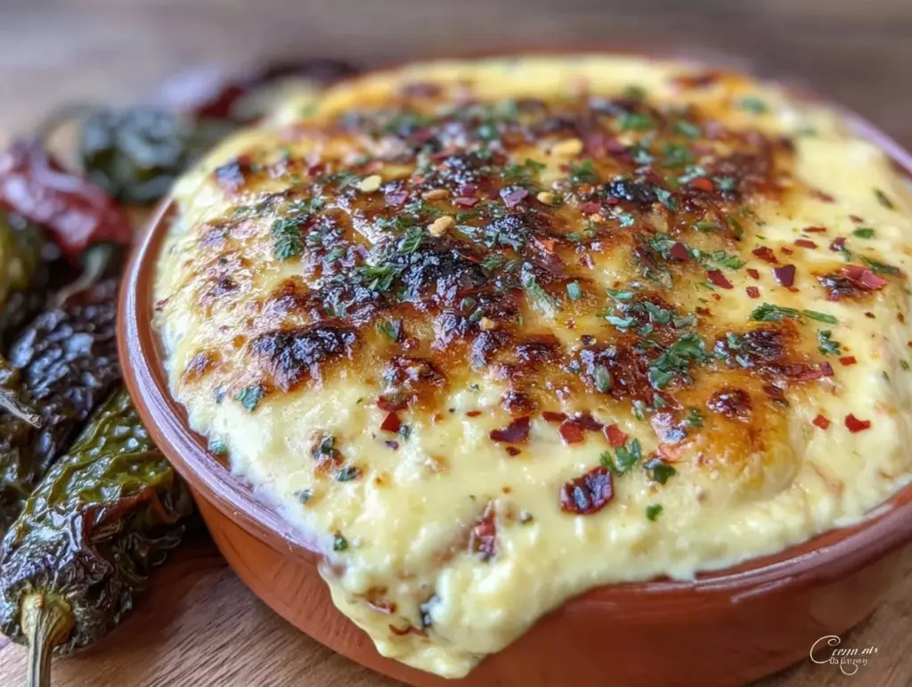 creamy smoked queso dip - featured image