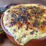 creamy smoked queso dip - featured image