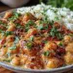 creamy vegan chickpea curry - featured image