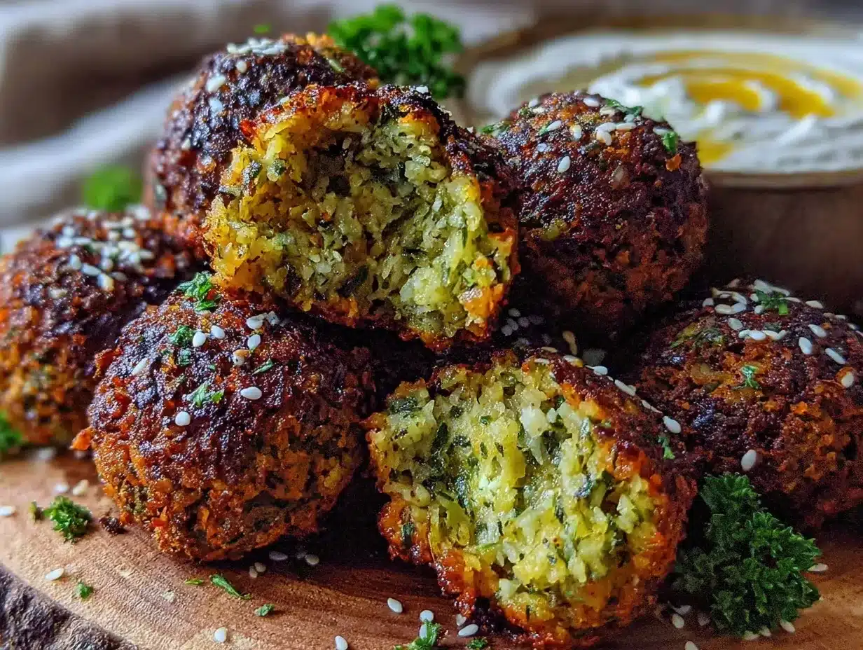 crispy baked falafel recipe preparation steps
