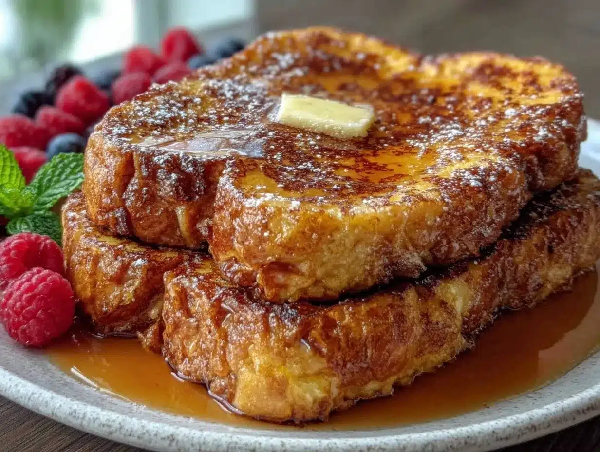 crispy brioche french toast preparation steps