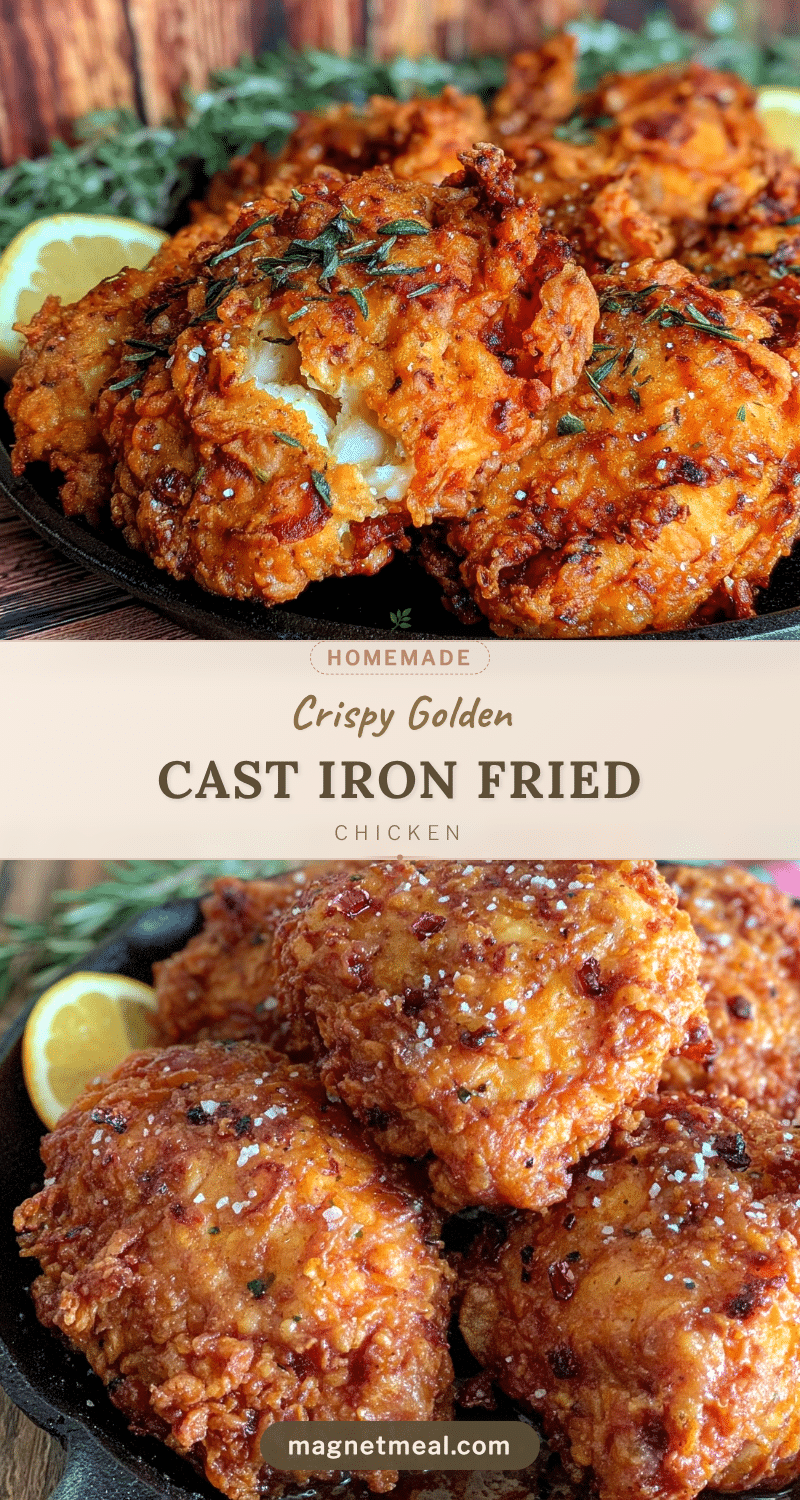 crispy cast iron fried chicken recipe