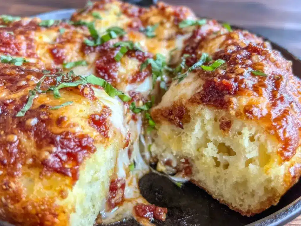 crispy cast iron pizza crust recipe - featured image