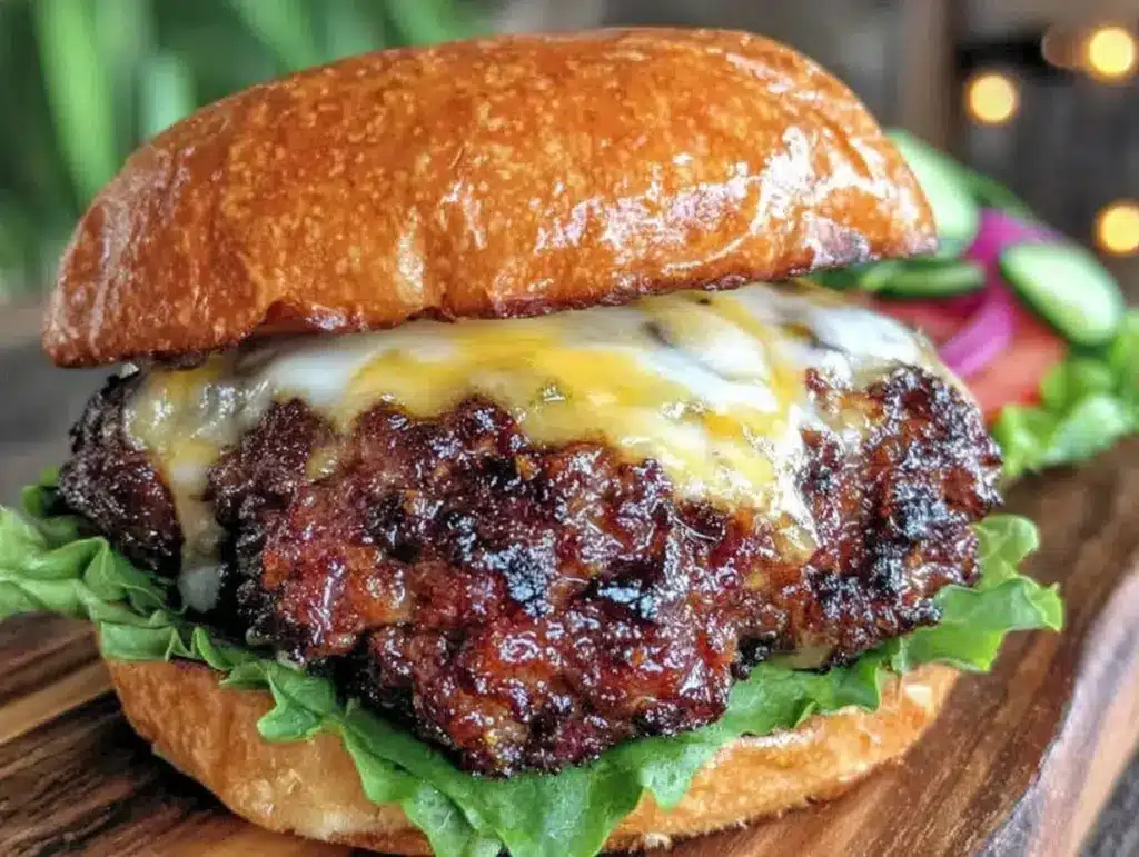 crispy cast iron smash burger - featured image