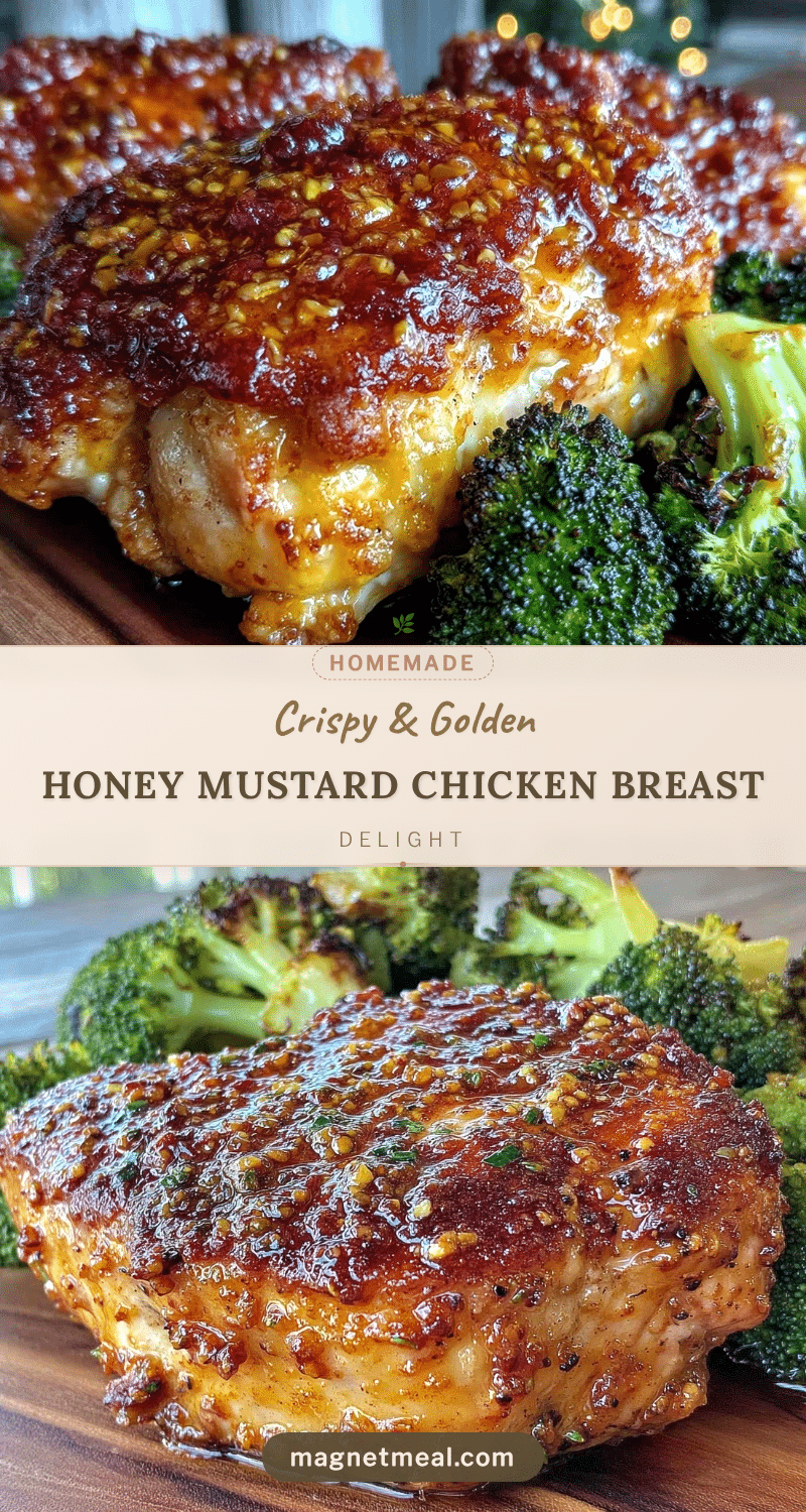crispy honey mustard baked chicken breast recipe