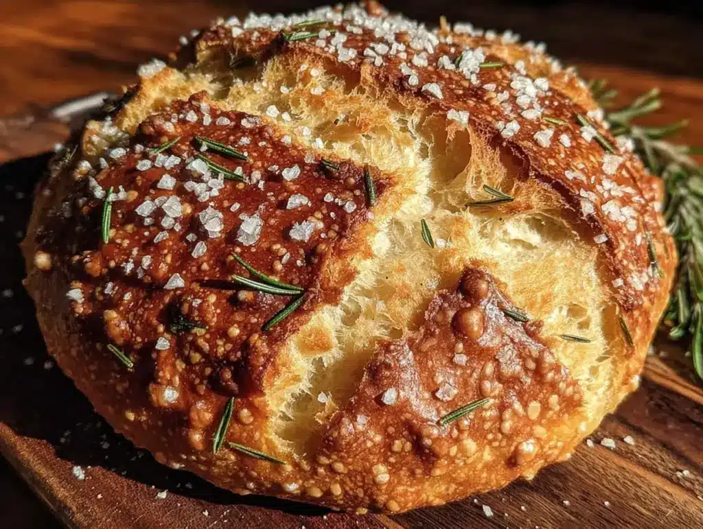 crispy no-knead dutch oven bread - featured image