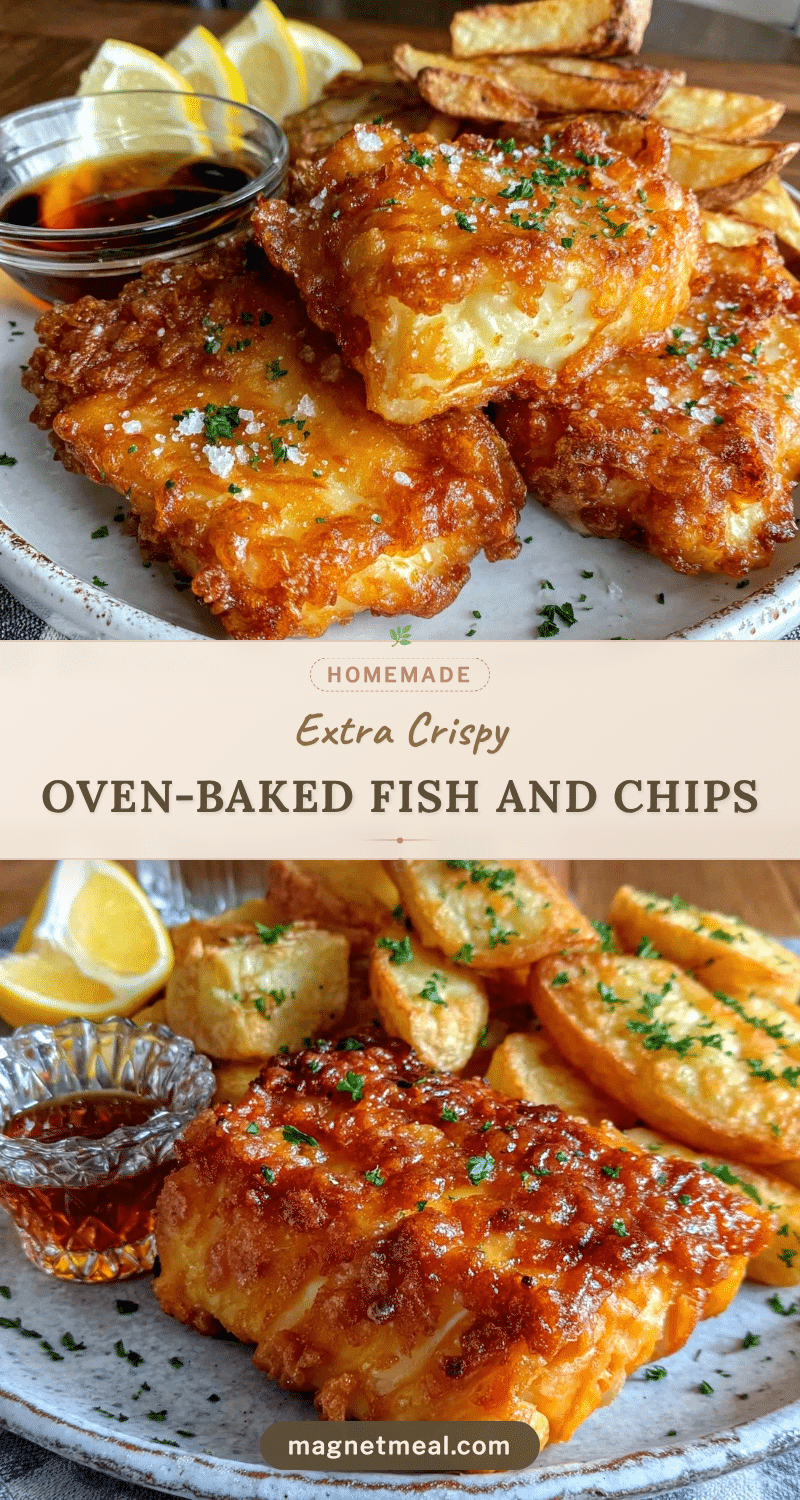crispy oven-baked fish and chips recipe