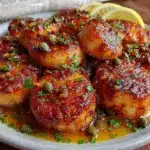 crispy pan-seared scallops - featured image