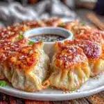 crispy pork gyoza recipe - featured image