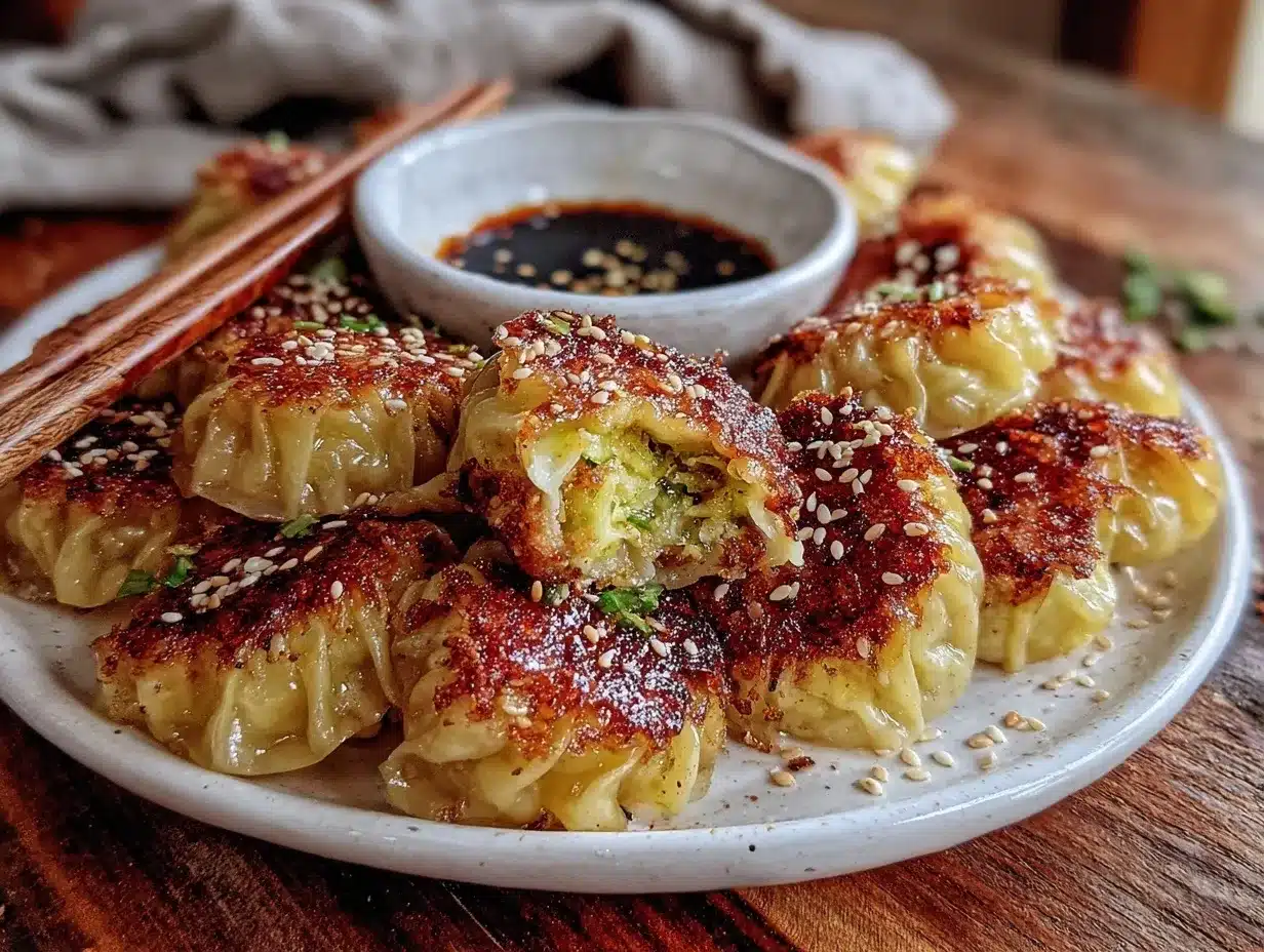 crispy pork gyoza recipe preparation steps
