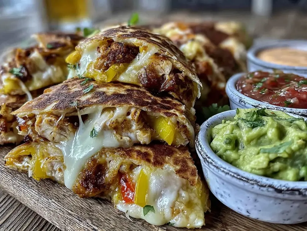 crispy sheet pan quesadilla party platter - featured image