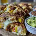crispy sheet pan quesadilla party platter - featured image