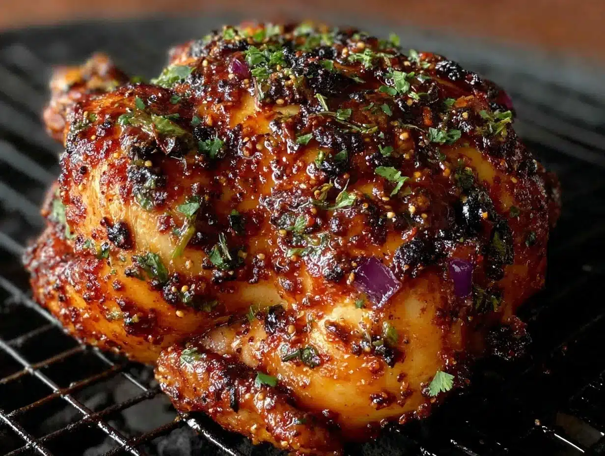 crispy smoky beer can chicken preparation steps