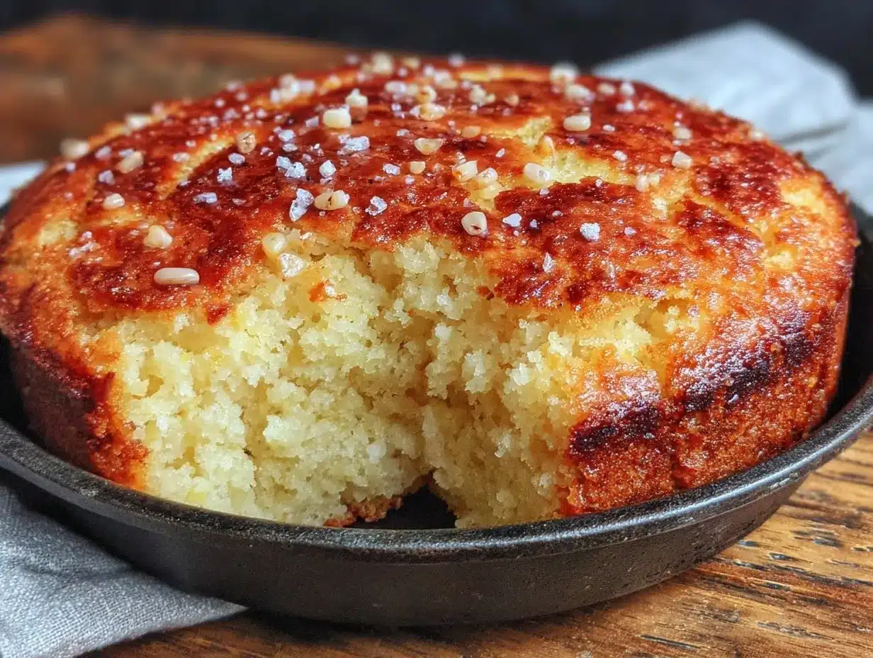 crispy southern cast iron skillet cornbread preparation steps